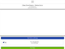 Tablet Screenshot of chinatownmortongrove.com